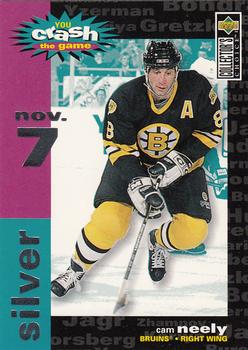 1995-96 Collector's Choice - You Crash the Game Silver #C14 Cam Neely Front