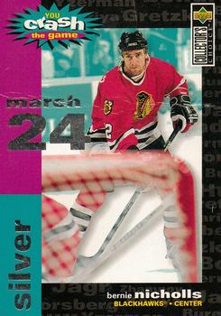 1995-96 Collector's Choice - You Crash the Game Silver #C17 Bernie Nicholls Front
