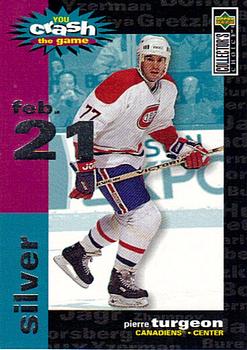 1995-96 Collector's Choice - You Crash the Game Silver #C15 Pierre Turgeon Front