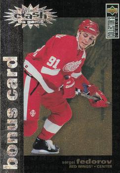 1995-96 Collector's Choice - You Crash the Game Silver Bonus #C2 Sergei Fedorov Front