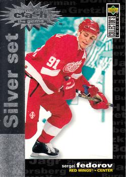 1995-96 Collector's Choice - You Crash the Game Silver Exchange #C2 Sergei Fedorov Front