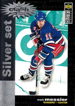 1995-96 Collector's Choice - You Crash the Game Silver Exchange #C6 Mark Messier Front