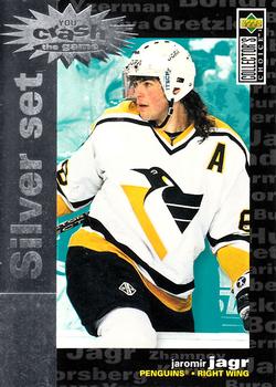 1995-96 Collector's Choice - You Crash the Game Silver Exchange #C7 Jaromir Jagr Front