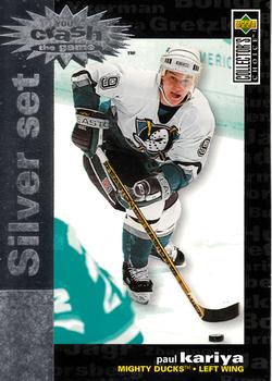 1995-96 Collector's Choice - You Crash the Game Silver Exchange #C10 Paul Kariya Front