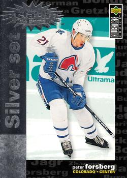 1995-96 Collector's Choice - You Crash the Game Silver Exchange #C20 Peter Forsberg Front