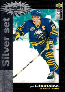 1995-96 Collector's Choice - You Crash the Game Silver Exchange #C27 Pat LaFontaine Front