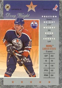 1995-96 Donruss Elite - Die Cuts Uncut #5 Doug Weight Back