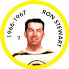 1995-96 Parkhurst 1966-67 - Coins #2 Ron Stewart Front
