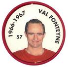 1995-96 Parkhurst 1966-67 - Coins #57 Val Fonteyne Front