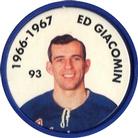 1995-96 Parkhurst 1966-67 - Coins #93 Ed Giacomin Front