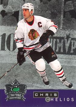 1995-96 Parkhurst International - Crown Collection Silver (Series 2) #13 Chris Chelios Front