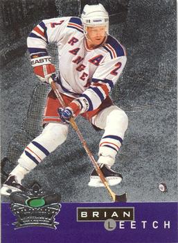 1995-96 Parkhurst International - Crown Collection Silver (Series 2) #14 Brian Leetch Front