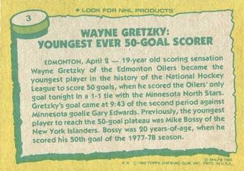 1980-81 Topps #3 Wayne Gretzky Back