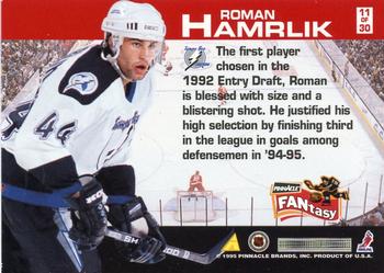 1995-96 Pinnacle - FANtasy #11 Roman Hamrlik Back