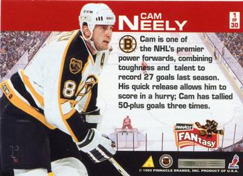 1995-96 Pinnacle - FANtasy #1 Cam Neely Back