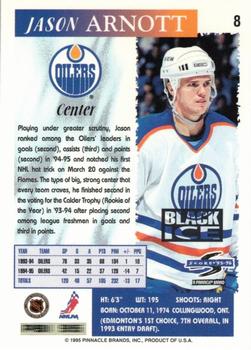 1995-96 Score - Black Ice #8 Jason Arnott Back