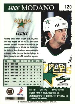 1995-96 Score - Black Ice #120 Mike Modano Back