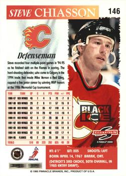 1995-96 Score - Black Ice #146 Steve Chiasson Back