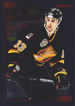 1995-96 Score - Black Ice #157 Mike Peca Front