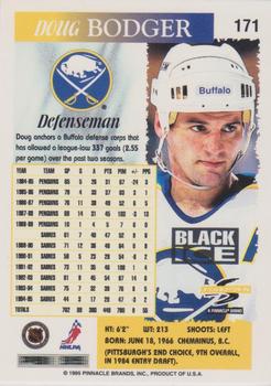 1995-96 Score - Black Ice #171 Doug Bodger Back