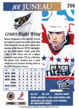 1995-96 Score - Black Ice #256 Joe Juneau Back