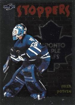 1995-96 Score - Black Ice #316 Felix Potvin Front