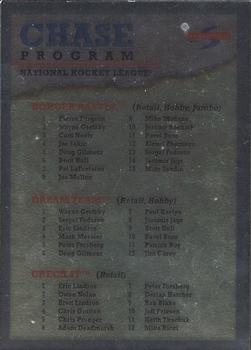 1995-96 Score - Black Ice #330 Checklist (Chase) Front