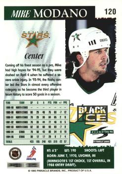 1995-96 Score - Black Ice Artist's Proofs #120 Mike Modano Back