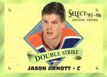 1995-96 Select Certified - Double Strike Gold #8 Jason Arnott Front