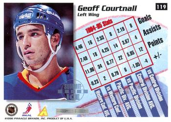 1995-96 Summit - Ice #119 Geoff Courtnall Back