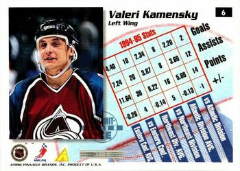 1995-96 Summit - Ice #6 Valeri Kamensky Back