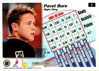 1995-96 Summit - Ice #7 Pavel Bure Back