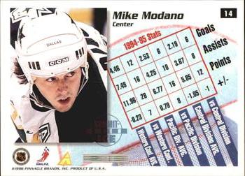 1995-96 Summit - Ice #14 Mike Modano Back