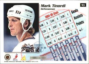 1995-96 Summit - Ice #93 Mark Tinordi Back
