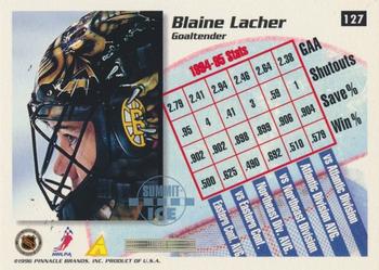 1995-96 Summit - Ice #127 Blaine Lacher Back