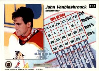 1995-96 Summit - Ice #130 John Vanbiesbrouck Back