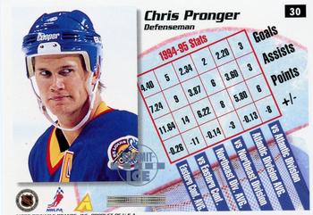 1995-96 Summit - Ice #30 Chris Pronger Back