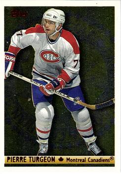 1995-96 Topps - Canadian Gold #7CG Pierre Turgeon Front