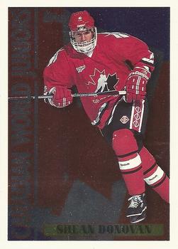 1995-96 Topps - Canadian World Juniors #13CJ Shean Donovan Front
