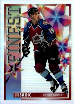 1995-96 Topps - Mystery Finest Refractors #M6 Joe Sakic Front