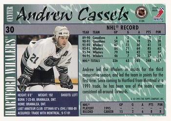 1995-96 Topps - O-Pee-Chee #30 Andrew Cassels Back