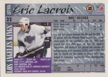 1995-96 Topps - O-Pee-Chee #32 Eric Lacroix Back