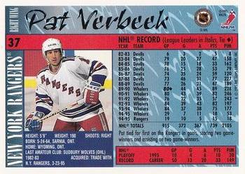 1995-96 Topps - O-Pee-Chee #37 Pat Verbeek Back