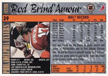 1995-96 Topps - O-Pee-Chee #39 Rod Brind'Amour Back