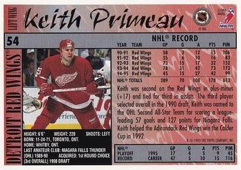 1995-96 Topps - O-Pee-Chee #54 Keith Primeau Back
