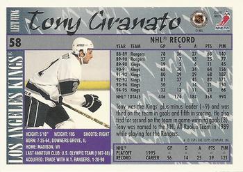 1995-96 Topps - O-Pee-Chee #58 Tony Granato Back