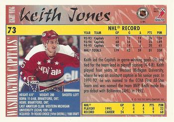 1995-96 Topps - O-Pee-Chee #73 Keith Jones Back