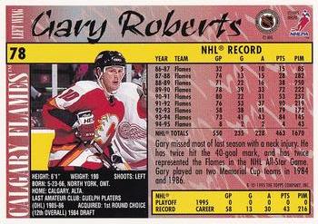 1995-96 Topps - O-Pee-Chee #78 Gary Roberts Back