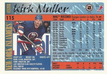 1995-96 Topps - O-Pee-Chee #115 Kirk Muller Back