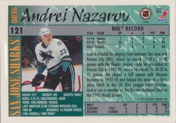 1995-96 Topps - O-Pee-Chee #121 Andrei Nazarov Back